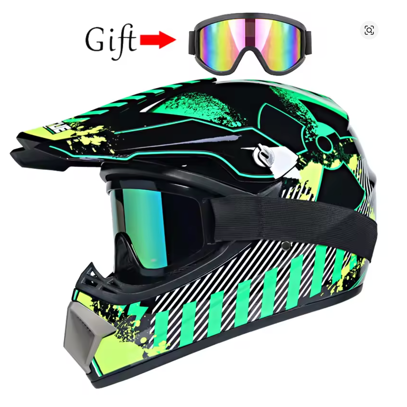 Pro Helmet + FREE Goggles