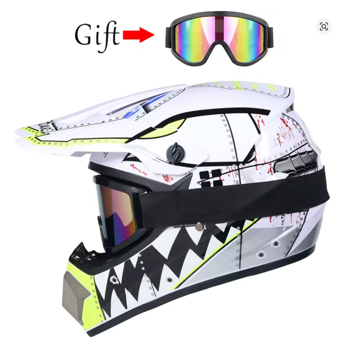 Pro Helmet + FREE Goggles